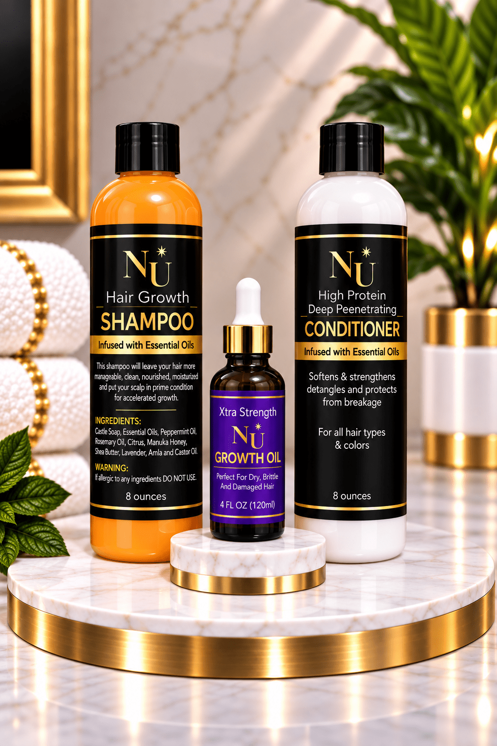 Experience the luxurious hair care oil with our salon- quality products! elevate your routine with our gentle shampoo, nourishing conditioner, and revitalizing hair oil. Unleash the beauty or your hair effortlessly.